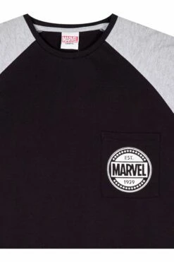 Men's Marvel 1939 Pocket Character Cotton Long Pyjamas -pajamas shop 12D