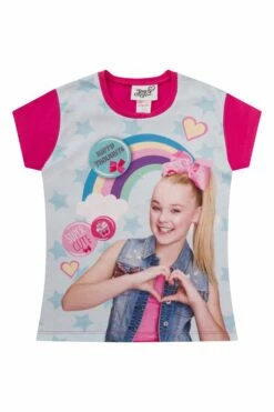 Girl's Official JoJo Siwa Rainbow Pyjamas Short -pajamas shop E6 9981 1