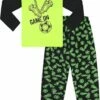 Boys Game On Football Boots Green Long Pyjamas 2 Boys Game On Football Boots Green Long Pyjamas -pajamas shop GameOnPyjamas