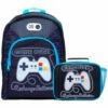 Game Over Recharge School Bag And Lunch Bag 2 Piece, Kids Boys Gamer Backpack -pajamas shop Gameoverrechargingbagrecharging2pack