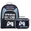 Gaming Mode School Bag And Lunch Bag 2 Piece, Kids Boys Gamer Backpack -pajamas shop Gamingmodebag2pack