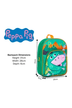 George Pig Bag Toddler Backpack Boys For School Nursery, Dinosaur Roar! -pajamas shop Georgepigbackpack2