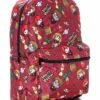Harry Potter Chibi Character Style Print Backpack Burgundy -pajamas shop HARRYPOTTERBAG02