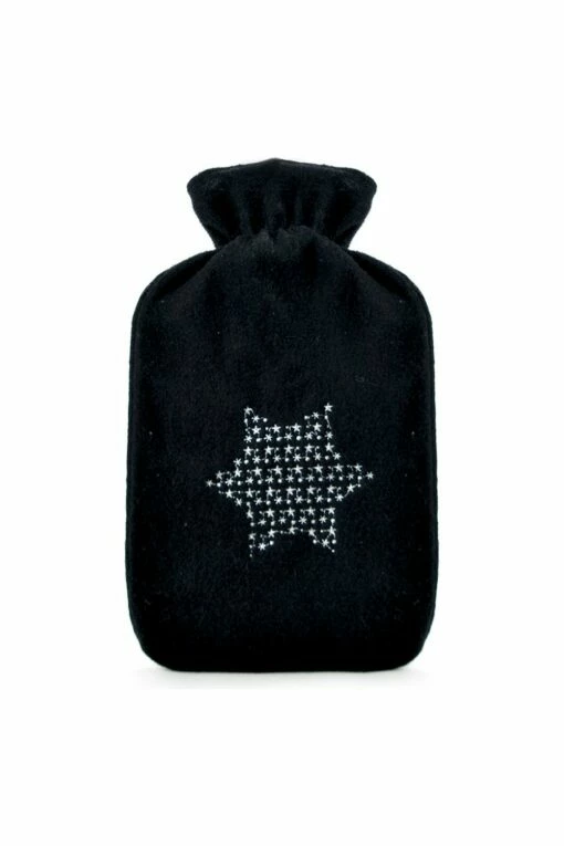 Black Star Hot Water Bottle -pajamas shop HH0228 1