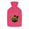 Pink Pug Hot Water Bottle 1 Pink Pug Hot Water Bottle -pajamas shop HH0256 1