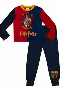 Boys Harry Potter Gryffindor Long Pyjamas 8-9 Years