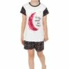 Girls 'I Love You To The Moon Back' Short Pyjamas 1 Girls 'I Love You To The Moon Back' Short Pyjamas -pajamas shop IMG 0336