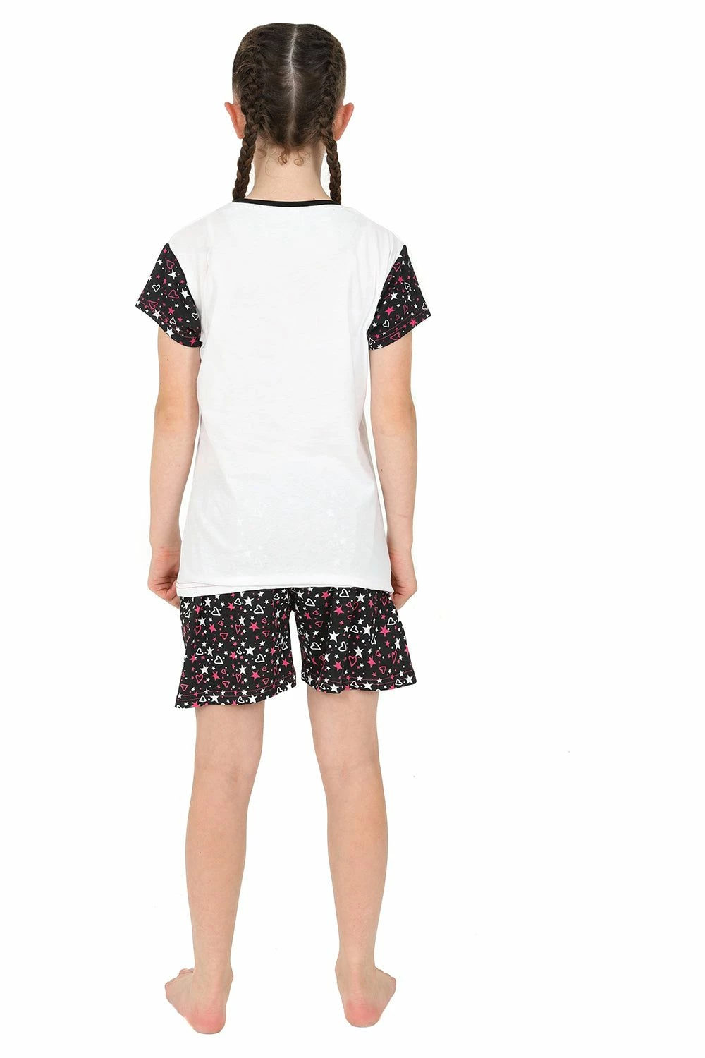 Girls 'I Love You To The Moon Back' Short Pyjamas 4 Girls 'I Love You To The Moon Back' Short Pyjamas - Image 2