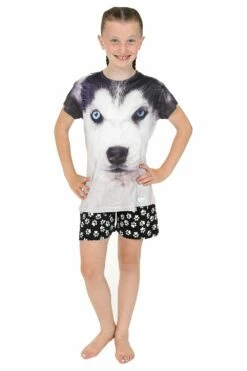 3D Husky Short Pyjamas