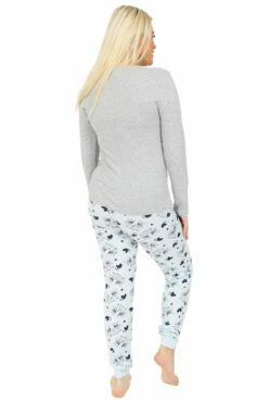 Women's Disney Lilo And Stitch And Angel Cotton Long Pyjama Set -pajamas shop IMG 0527