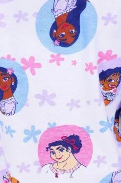 Girls Disney Encanto Mirabel, Isabela And Luisa White Long Pyjamas -pajamas shop IMG 1511