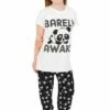 Girls Panda 'Barely Awake' Long Pyjamas -pajamas shop IMG 1595