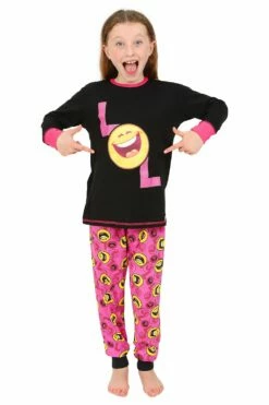 Girls LOL Laugh Out Loud Long Pyjamas