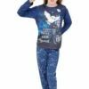 Girls Harry Potter Pyjamas Hedwig Take Me Back To Hogwarts Long Pyjamas Blue -pajamas shop IMG 2042