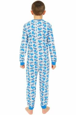 Boys Official Sega Sonic The Hedgehog Gaming Onesie -pajamas shop IMG 2237
