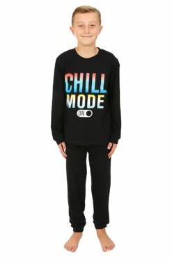 Boys Chill Mode On Long Pyjamas