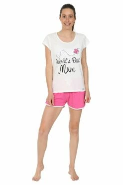 Women's World's Best Mum Short Pyjamas