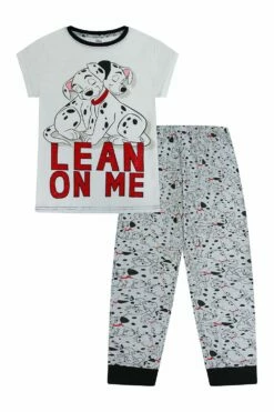 Women's 101 Dalmatians Lean On Me Disney Long Pyjamas