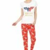 Women's DC Comics Wonder Women Long Pyjamas Pjs W21 2 Women's DC Comics Wonder Women Long Pyjamas Pjs W21 -pajamas shop IMG 4452