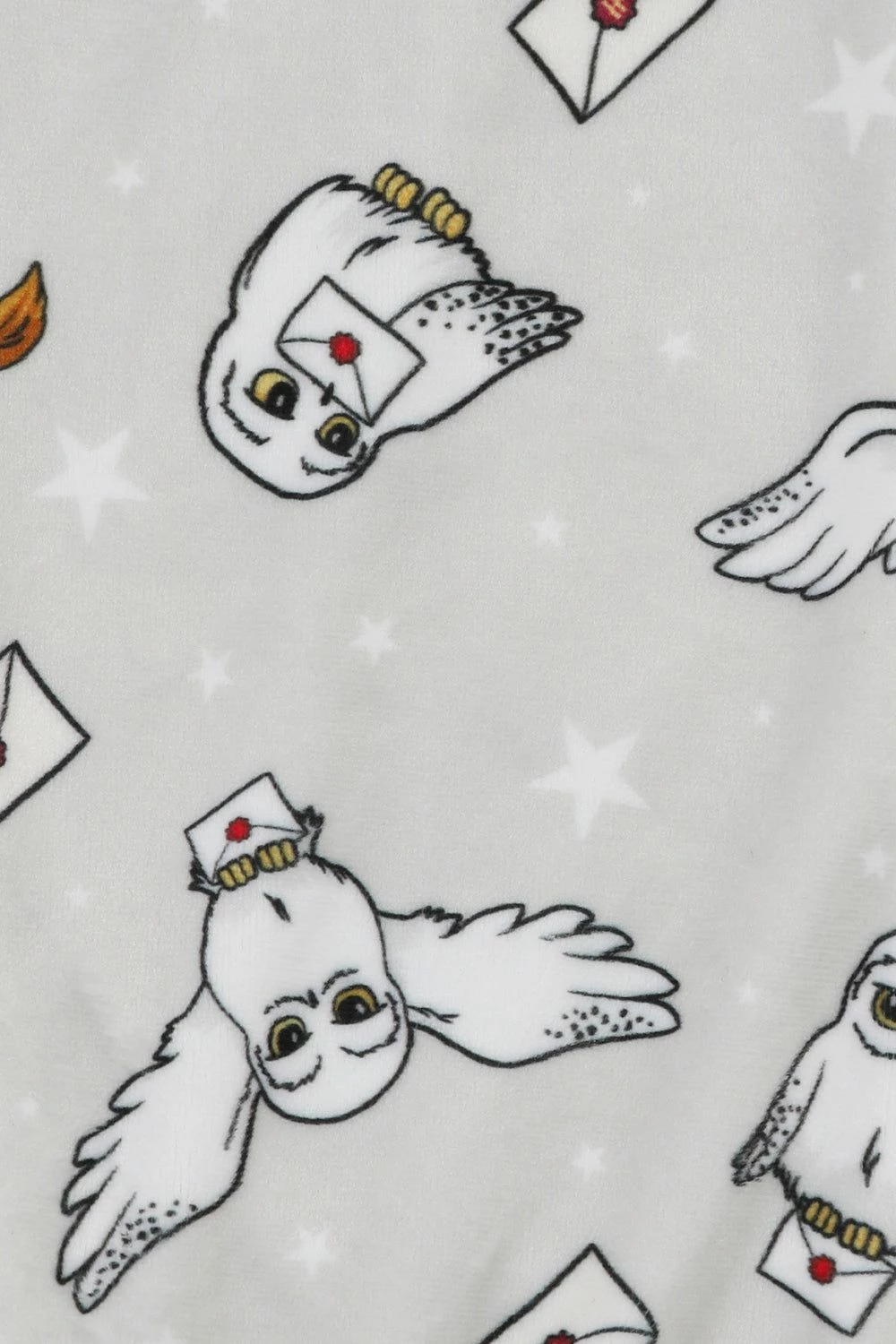 Girls Harry Potter Hedwig Hogwarts Warm Fleece Long Pyjamas 9 Girls Harry Potter Hedwig Hogwarts Warm Fleece Long Pyjamas - Image 7