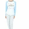 FRIENDS Central Perk Pyjamas For Girls Cafe TV Show Kids PJ Set Blue -pajamas shop IMG 9454