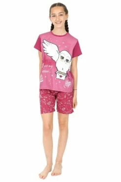Girls Harry Potter Hedwig I Got My Letter Hogwarts Short Pyjamas