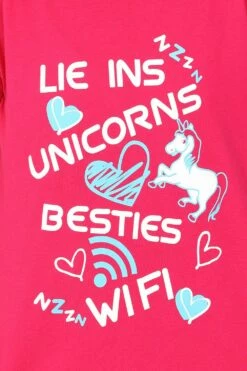 Girls Unicorn Wifi Short Pyjamas -pajamas shop IMG 9742