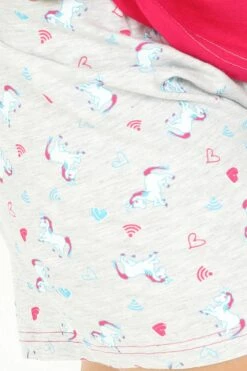 Girls Unicorn Wifi Short Pyjamas -pajamas shop IMG 9743