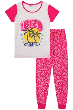 Women's Ibiza Party Crew Long Pyjamas