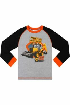 Boys Joey JCB 'Make Way, Stand Back' Long Pyjamas 7 Boys Joey JCB 'Make Way, Stand Back' Long Pyjamas -pajamas shop JCBjoeylong