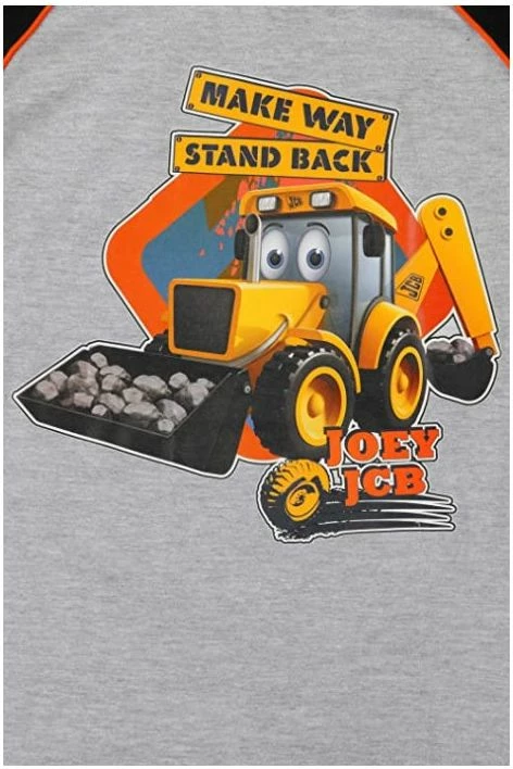 Boys Joey JCB 'Make Way, Stand Back' Long Pyjamas 5 Boys Joey JCB 'Make Way, Stand Back' Long Pyjamas - Image 3