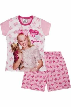 Girl's Official JoJo Siwa 'From My Heart To Yours' Pyjamas Short
