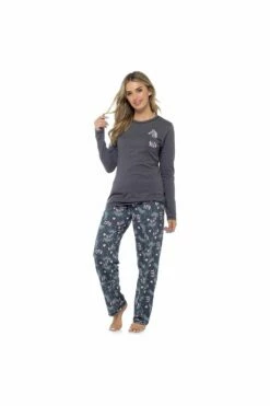 Women's 'Wild' Zebra Long Pyjama Set