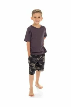 Boys Camouflage Short Pyjamas