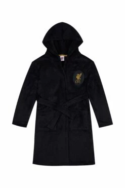 Boys Official Liverpool F.C Black Gold Dressing Gown