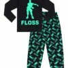 Floss Green Emote Dance Long Pyjamas -pajamas shop Long Pyjamas Green 4
