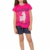 Girls 'Sleep No Prob-Llama' Short Pyjamas -pajamas shop MG 7312
