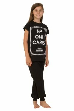 Girls No One Cares Long Pyjamas