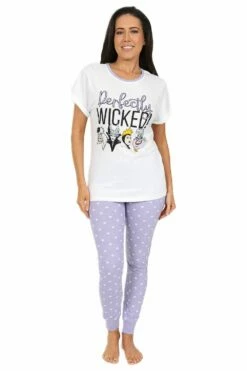 Women's Disney Villains 'Perfectly Wicked' Long Pyjamas