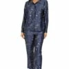 Women's Harry Potter Hedwig Long Navy Satin Pyjama Set -pajamas shop PJF Joanna231114 41