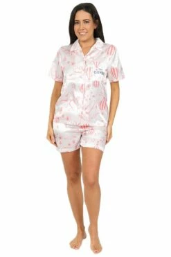 Women's Disney Dumbo Short Satin Silk Pyjama Set