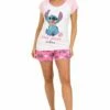 Ladies Disney Lilo And Stitch Stay Weird Short Pyjamas 1 Ladies Disney Lilo And Stitch Stay Weird Short Pyjamas -pajamas shop PJF Joanna231114 89