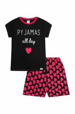 Pyjamas All Day Heart Short Pyjamas -pajamas shop PJF200512 19