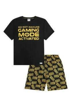 Gaming Mode Gold ActivatedShort Pyjamas -pajamas shop PJF200512 24