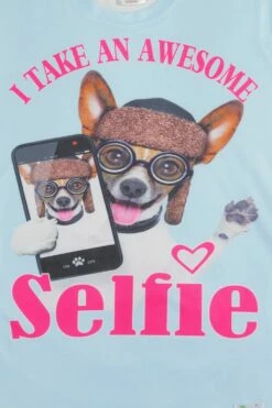 Girls Dog Awesome Selfie Long Pyjamas -pajamas shop PJF200519 7 6e687143 3b0f 43b0 a6f9 8f2742a00f01