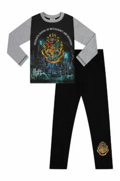 Boys Harry Potter Witchcraft And Wizardry Long Pyjamas 5-6Years