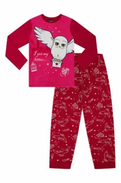 Girls Harry Potter Hedwig I Got My Letter Hogwarts Long Pyjamas