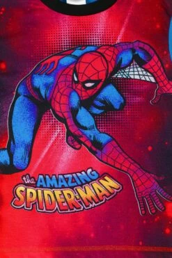 Boys Official Marvel Spiderman Blue Red Long Pyjamas -pajamas shop PJF201006 12