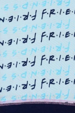 Women's Friends Central Perk Blue Long Pyjamas -pajamas shop PJF201007 15