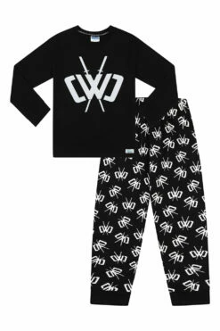 Chad Wild Clay CWC Youtuber White Long Pyjamas